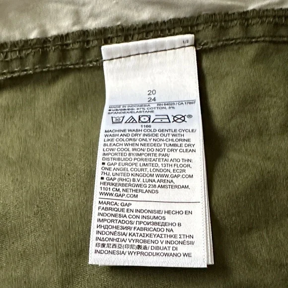 GAP Factory Women’s Downtown Olive Khaki Chinos :: Size 20 - Picture 7 of 7